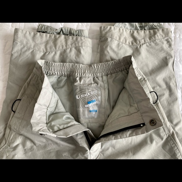 Youth Black Dot Snow Pants Size Medium - Picture 1 of 8
